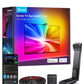 TV Backlight 3 Lite with Fish-Eye Correction Function Sync to 55-65 Inch TVs, 11.8ft RGB Wi-Fi LED Strip Lights w/ Camera, 4 Colors in 1 Lamp Bead, Voice and APP Control