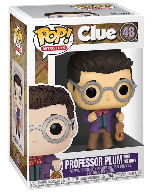 Funko Pop! Retro Toys: Clue - Professor Plum with Rope