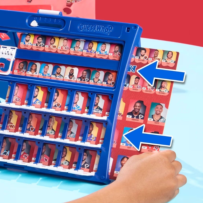 Guess Who? NFL Edition Board Game for Kids and Families | Ages 6+ | 2 Players - Football Games