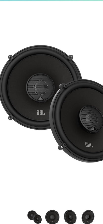 JBL 6 1/2 Duim Opgradering Multielement Kar Klank Luidsprekerstelsel GEEN Rooster - Swart