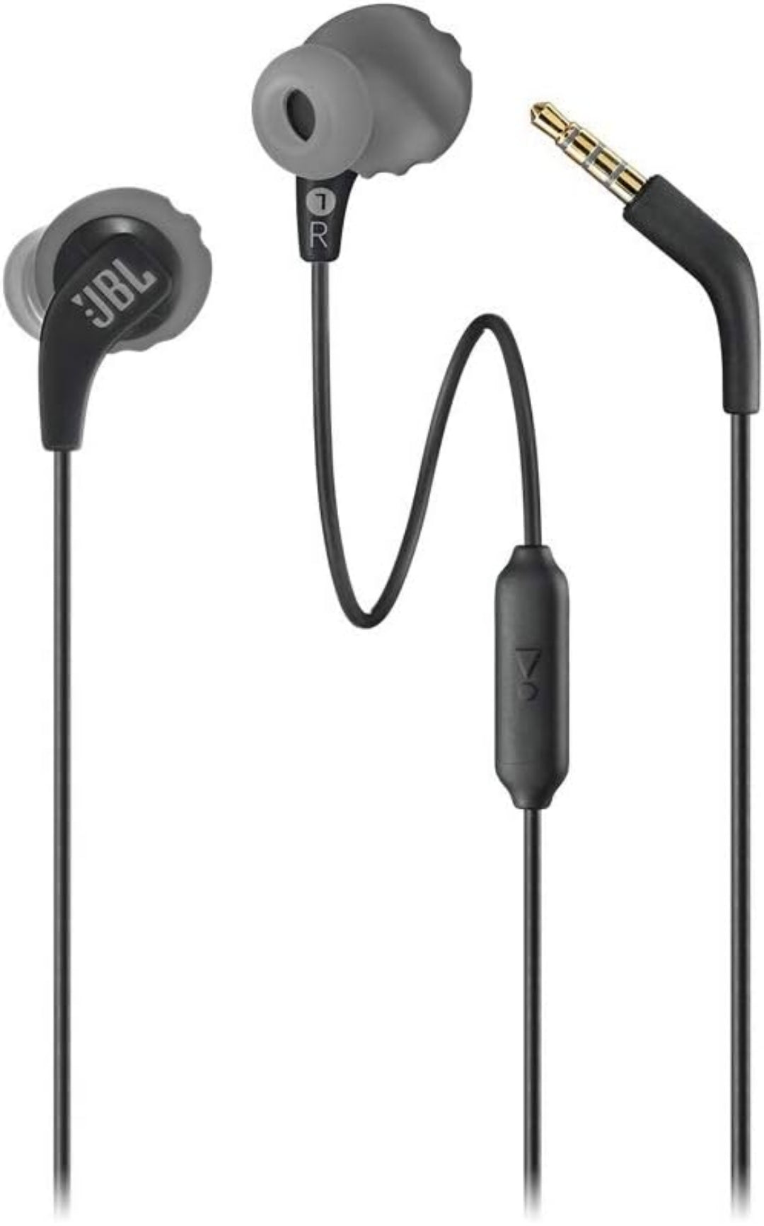 JBL Endurance RUN - Wired Sport In-Ear Headphones - Black
