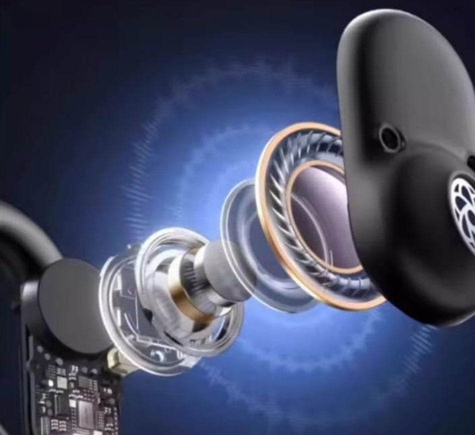 Soundcore by Anker V30i Open-Ear Headphones, Ultra-Comfort, Lightweight Design, Snug Fit, Ergonomic Ear Hooks, Robust Bass, 36H Playtime, Bluetooth 5.3, App Control, Clear Calls, Wireless Earbuds