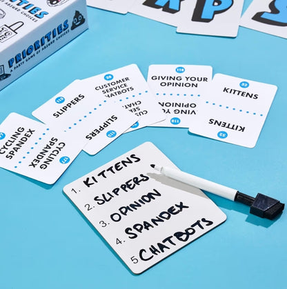 Hasbro Games Priorities Game | A Party Game of Absurd Choices, Hilarious Card Games for Adults and Teens Ages 14+ (2+ Players)