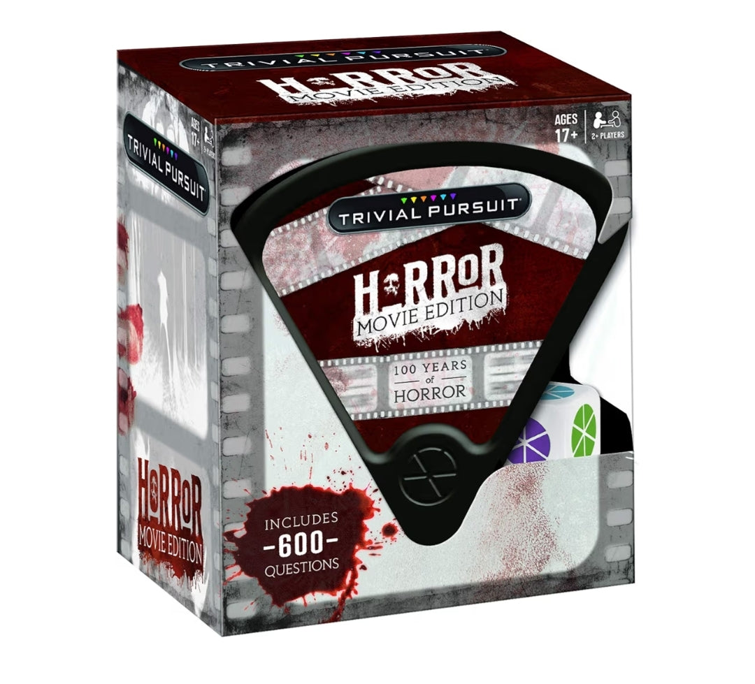 Trivial Pursuit: Horror Movie Edition  Questions from Classic Horror Films - Board Game for Fans of Horror Movies