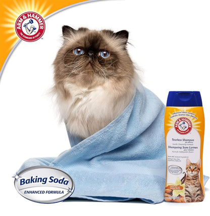 Arm & Hammer Tearless Kitten Shampoo for Cats Natural Cat Shampoo for Odor Control (20Oz)  (Pack of 1)