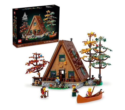 LEGO Ideas A-Frame Cabin Building Set DIY Miniature House Model Kit - 21338