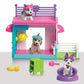 Barbie Pets Spa Day Playset, 8 Piece Connectible Playset with Pet Figures and Accessories, Kids Toys for Ages 3 Up by Just Play