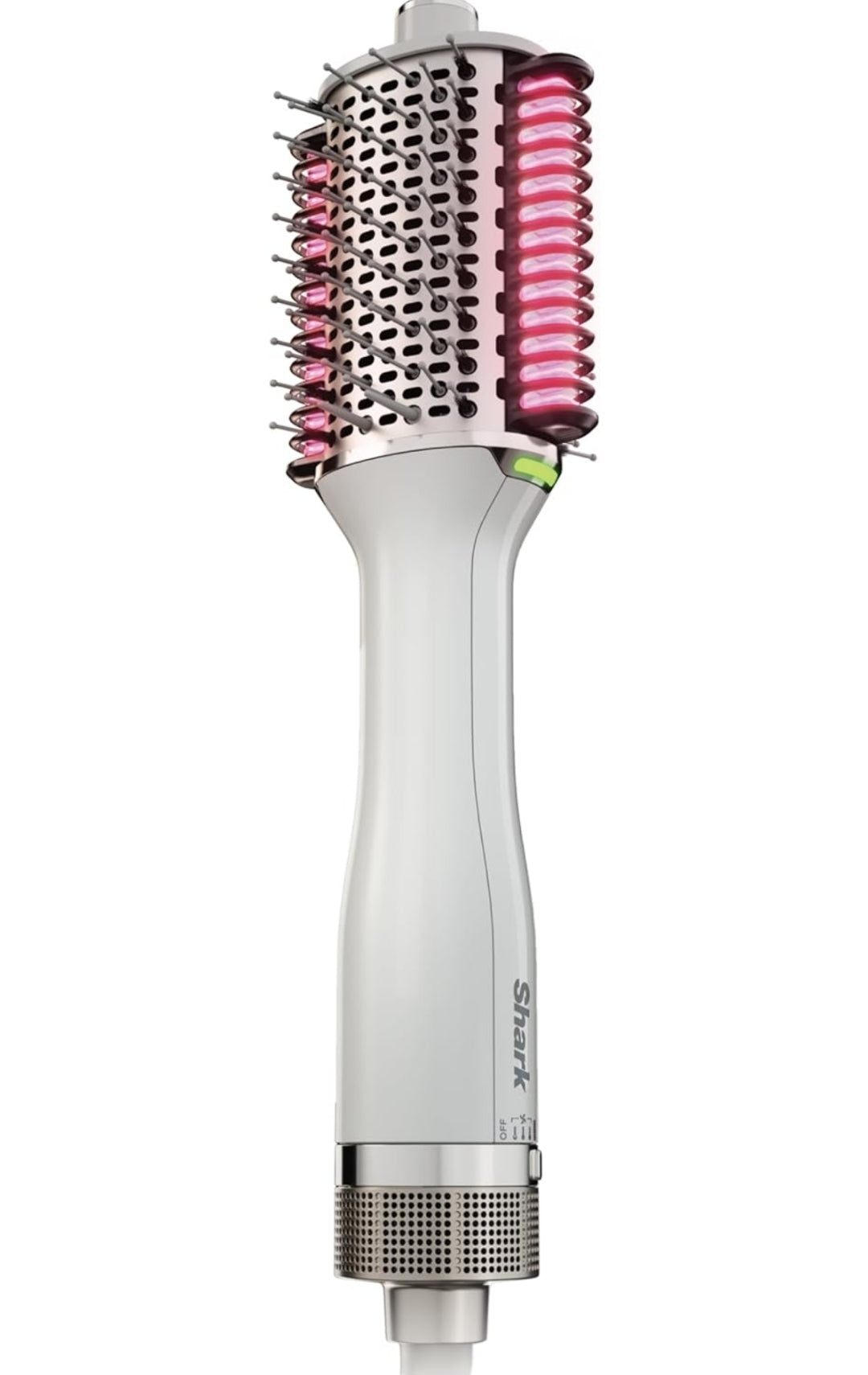 Shark HT202 SmoothStyle Heated Comb + Blow Dryer Brush, Dual Mode, for All Hair Types