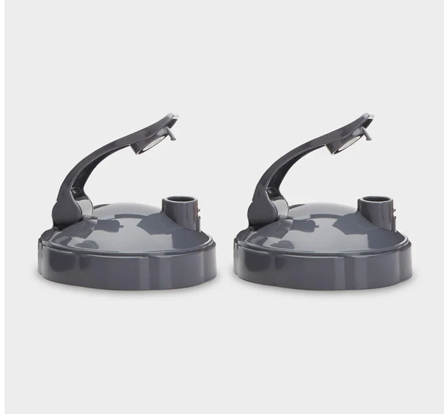 NutriBullet Flip Top To-Go Deksel (stel van 2), Grys, .25 Lbs