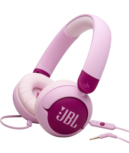 JBL Junior 320 - Bedrade Op-Oor Kinderkoptelefoon met Veilige Klank Ingeboude mikrofoon - NUUT