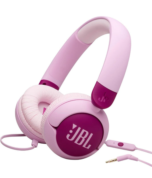 JBL Junior 320 - Wired on-Ear Kids Headphones Safe Sound Built-in mic - NEW
