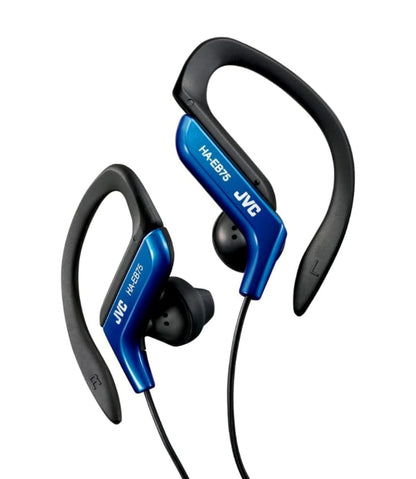 JVC, HA-EB75-AN-U Verstelbare Sportknipoorfone (Blou)