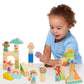 CoComelon JJ & Friends Wood Block Set, 30-Pieces, Recycled Wood, Officially Licensed Kids Toys for Ages 18 Month by Just Play