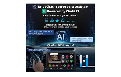 9" Motorradio, Dubbel-DIN Radio, Draadlose CarPlay & Draadlose Android Auto, Skakelspieël, GPS-opsporing, Ingeboude navigasie, Dubbele Bluetooth
