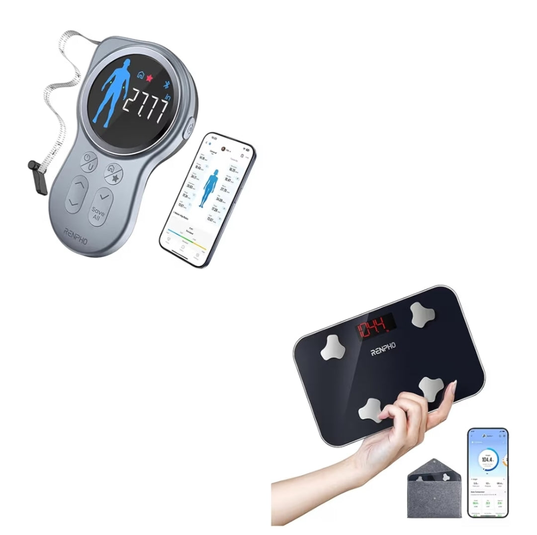 Smart Tape Measure w/ Large Display and Travel Scale for Body Weight