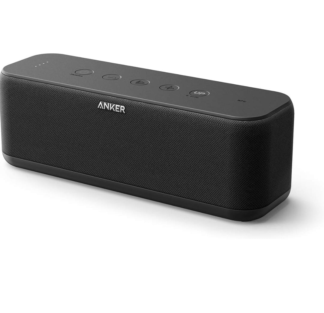 Anker Upgraded Soundcore Boost Bluetooth Speaker with Well-Balanced Sound, BassUp, 12H Playtime, USB-C, IPX7 Waterproof, Wireless Customizable EQ via App, Stereo Pairing, Portable Speaker for Music