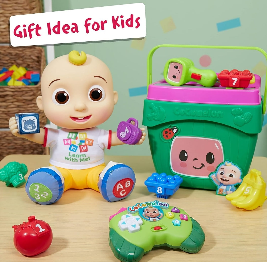 CoComelon Lots to Learn Game Controller, Preschool Learning and Education, Kids Toys for Ages 18 Month by Just Play