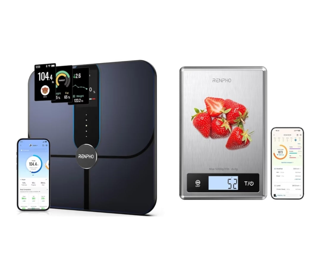 New Smart Food Scale and Body Fat Scale with TFT LCD