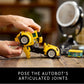 LEGO Icons Transformers Bumblebee Action Figure, Collectible Robot Gift Converts to Vehicle Mode -10338