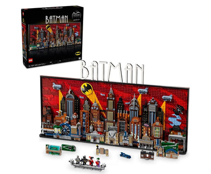LEGO DC Batman: The Animated Series Gotham City Bou- en Vertoonstel vir Volwassenes met Minifigure, DC Versamelbare Geskenk vir Aanhangers van Superheld-Aksie en Avontuurflieks, 76271