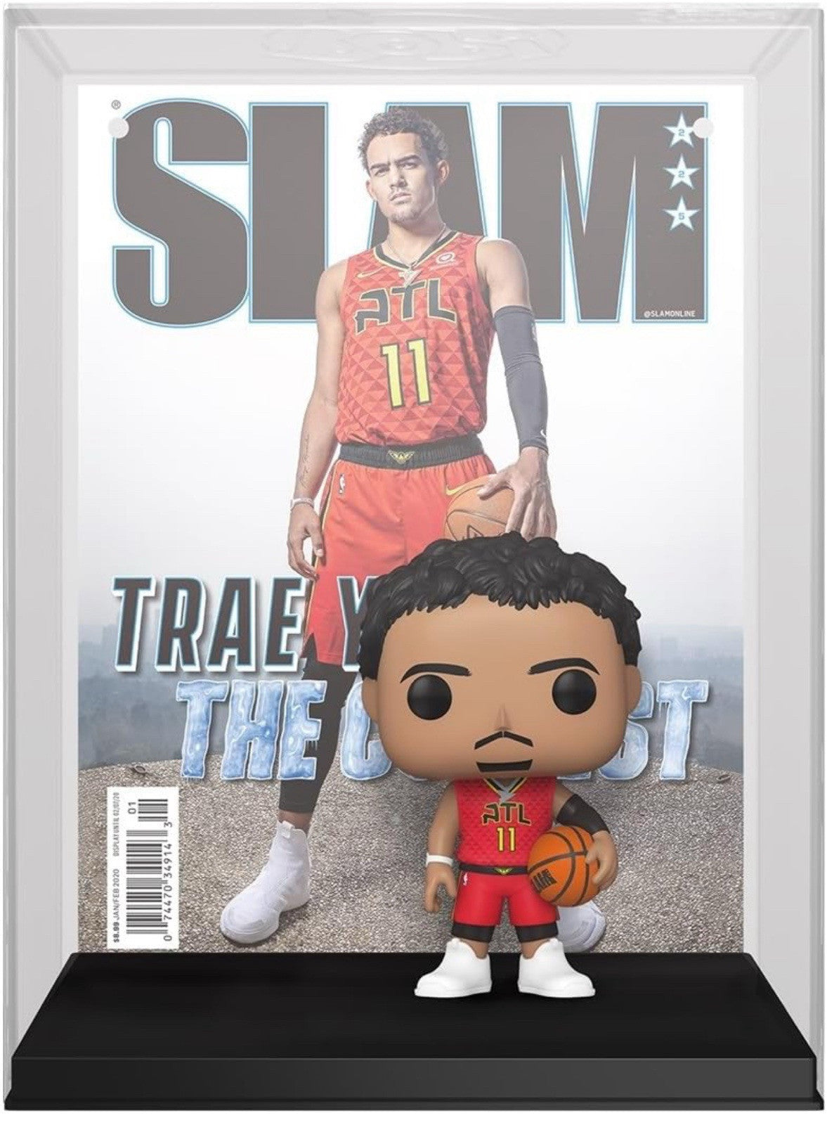 Highly Collectible Officially Licensed Funko NBA: Slam Trae Young Pop! Cover