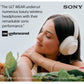SONY Over-Ear Noise Cancelling, Headset Bluetooth w/ Built-in Alexa  - WHITE