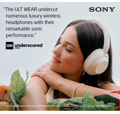 SONY Oorfoon-geraasdemping, Koptelefoon Bluetooth met ingeboude Alexa - WIT