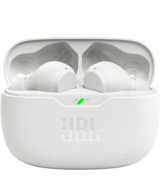JBL True Wireless Vibe Beam - Deep Bass Sound Earbud - White