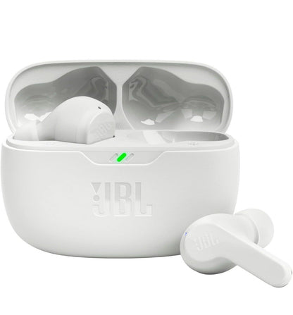 JBL True Wireless Vibe Beam - Diep Bass Klank Oorfoon - Wit