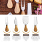 Charcuterie Board - Bamboo Cheese Board Serving - House Warming Gift Set