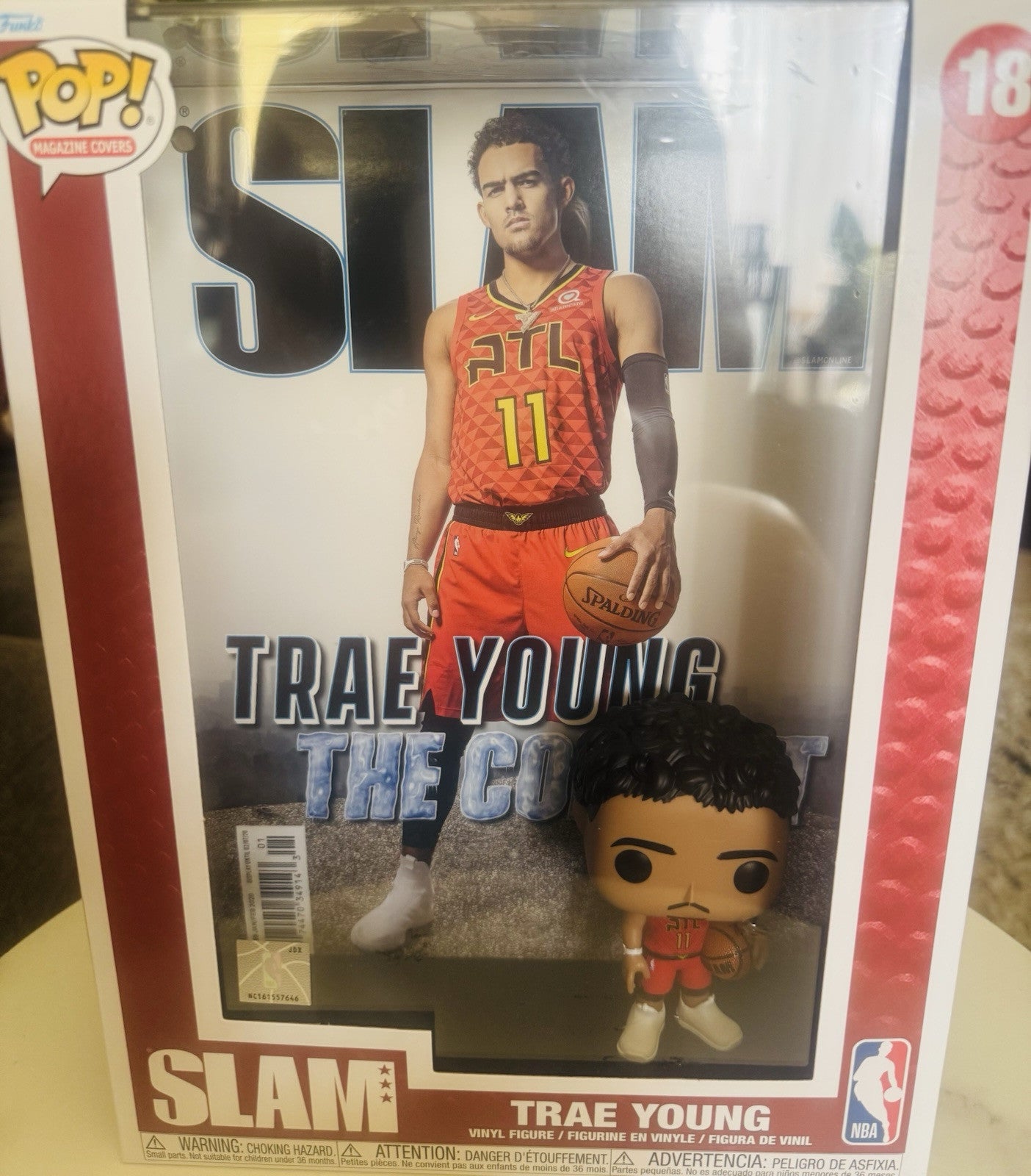 Officially Licensed Funko NBA Highly Collectible Slam Trae Young Pop! Cover