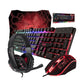 BUNDLE - Gaming Keyboard Mouse Headset Combo,USB Wired Crack Backlit Keyboard