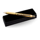 Alloy Retractable Liquid Gold Gel Pentel EnerGel Pen, Black Ink Gift Box - NEW