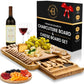 Charcuterie Board - Bamboo Cheese Board Serving - House Warming Gift Set