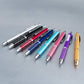 Alloy Retractable Liquid Gold Gel Pentel EnerGel Pen, Black Ink Gift Box - NEW