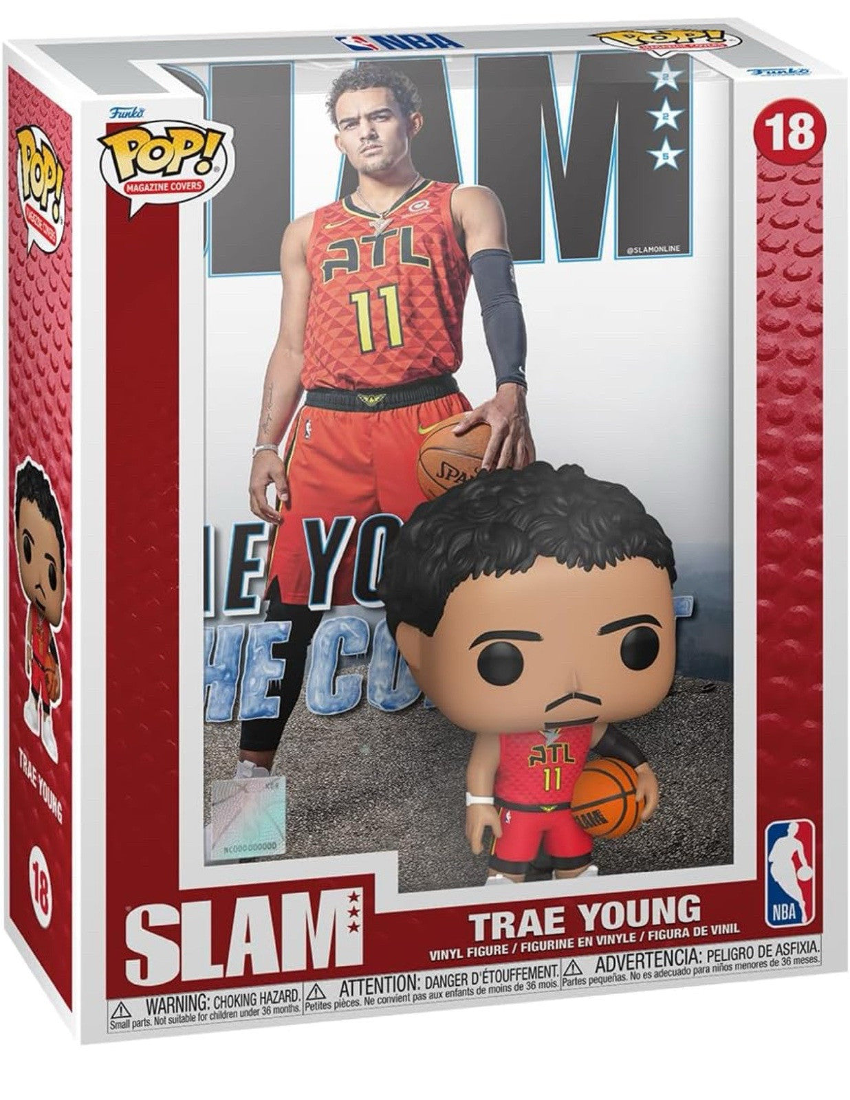Officially Licensed Funko NBA Highly Collectible Slam Trae Young Pop! Cover