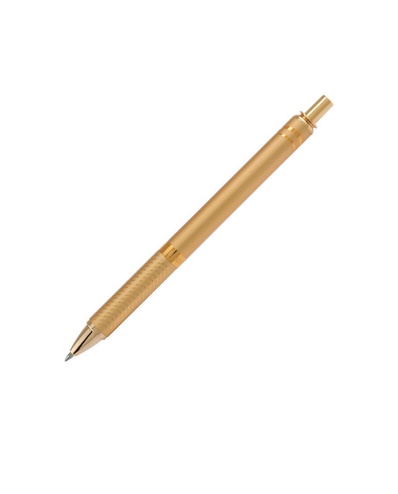 Alloy Retractable Liquid Gold Gel Pentel EnerGel Pen, Black Ink Gift Box - NEW