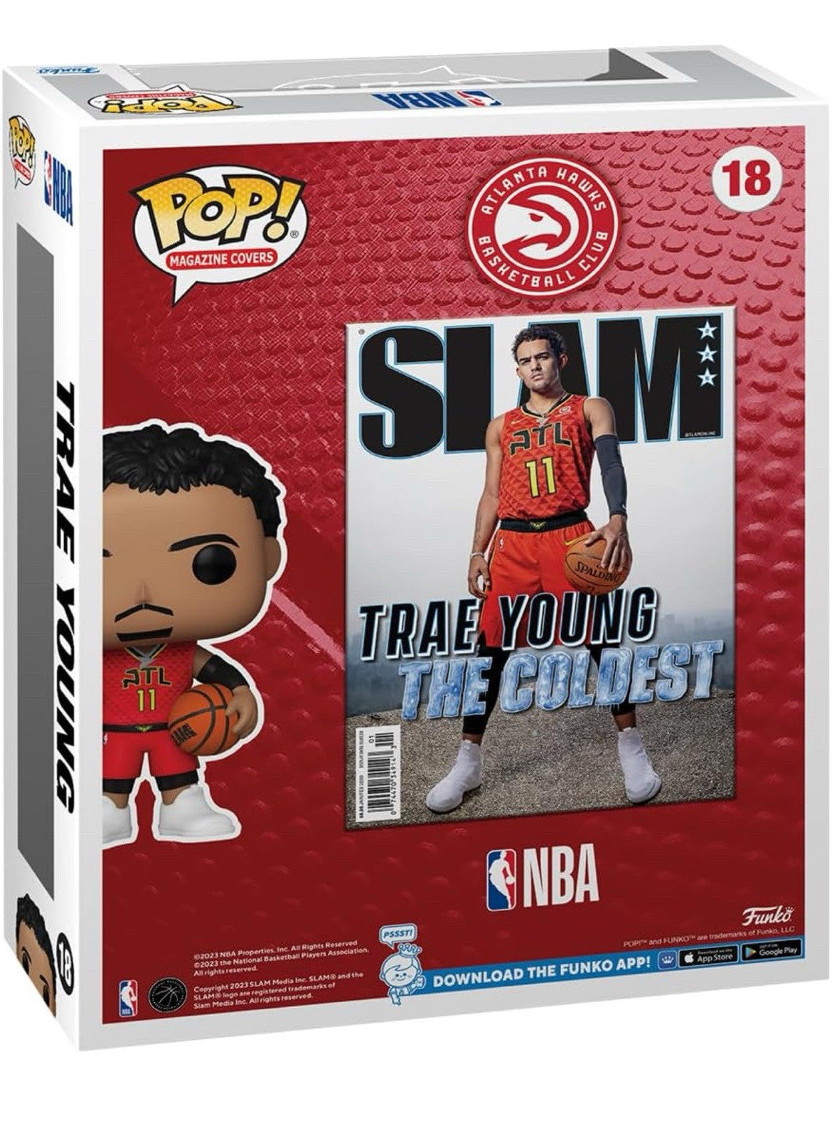 Officially Licensed Highly Collectible Funko NBA: Slam Trae Young Pop! Cover