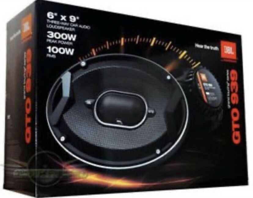 JBL GTO939 GTO Series 6x9" 3 Way Car Audio Coaxial High End Speakers